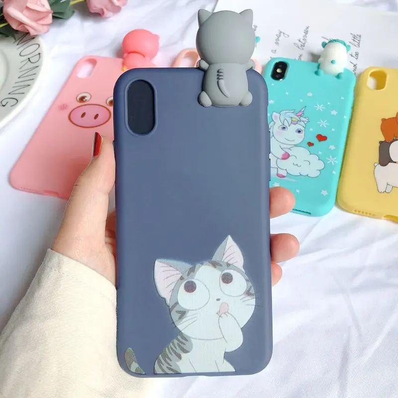 1 XS Max 3D чехол для Coque iPhone XS Max iPhone 5 5S SE чехол Etui Единорог Kawaii чехол для Funda iPhone 6 6S 7 8 Plus X XR XS чехол - Цвет: 1