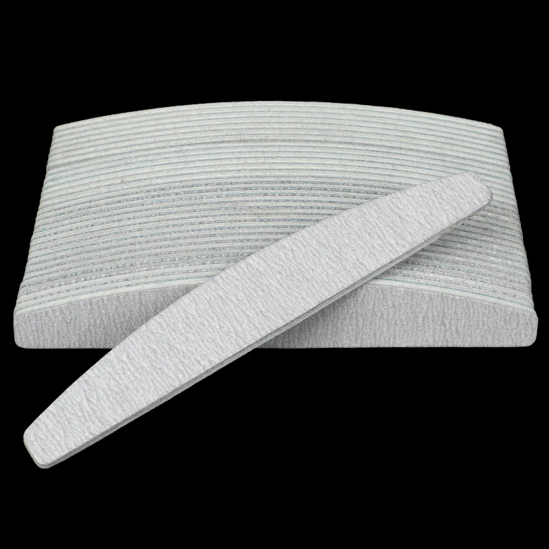 

100pcs Grey Boat Nail Files Sanding Buffing block 100/180 Nails Art UV Gel polish sandpaper Supplier Manicure Tools Set