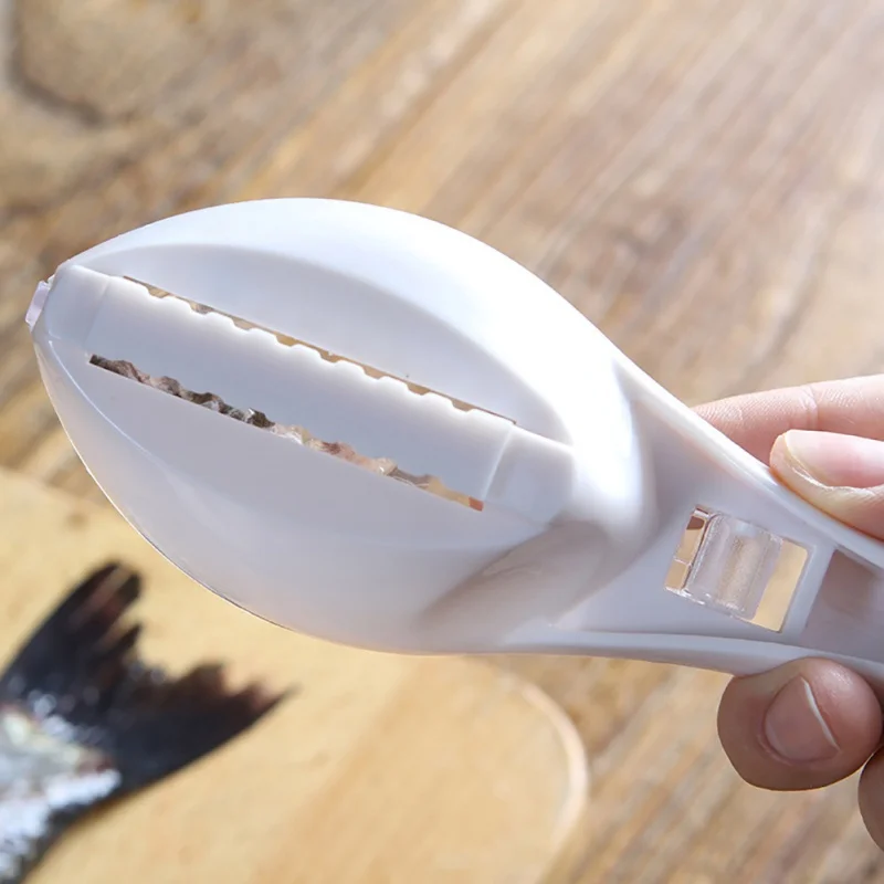 

1 Plastic Manual Scale Scraper With Cover, Scale Planer, Scale Cleaning Tool +