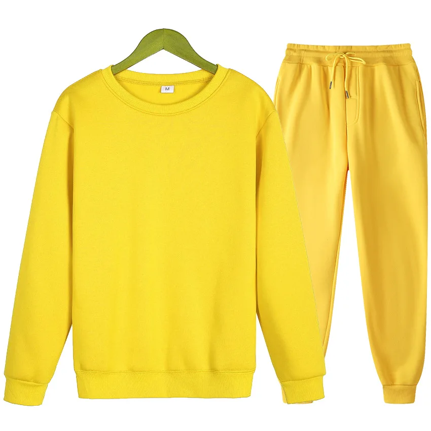 

2021 New Sweater Suit Men And Women Sportswear Clothes + Pants Two-Piece Couple Suit PSTZA17-PSTZA20