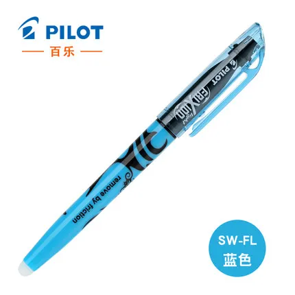 6 шт./партия, Япония, Pilot frixion стираемая ручка, 6 цветов на выбор, SW-FL маркерная ручка, офисные и школьные канцелярские принадлежности - Цвет: Синий