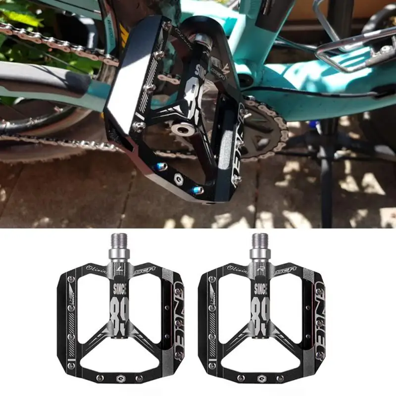 1 Pair IGUS DU Bearings Bicycle Pedal Anti-slip Ultralight CNC MTB Mountain Bike Sealed Bearing Pedals Accessories | Спорт и
