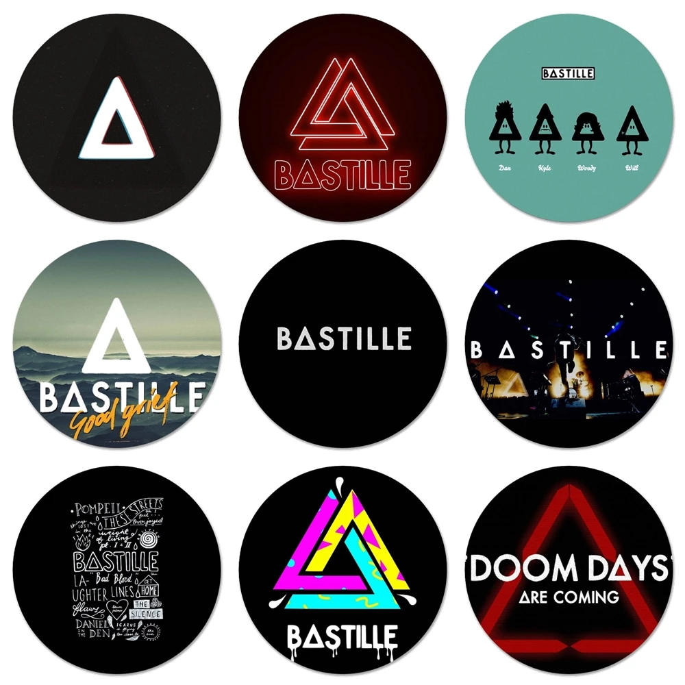 Классные значки с изображением браслета bastile металлические для украшения одежды