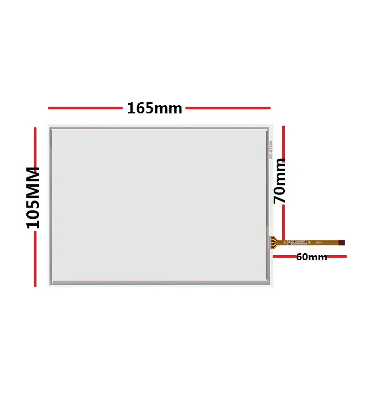 

New 7-inch touch screen 165*105mm for SA-7A SA-7B SK-070AE SK-070BE AMT9545 thickness 2mm