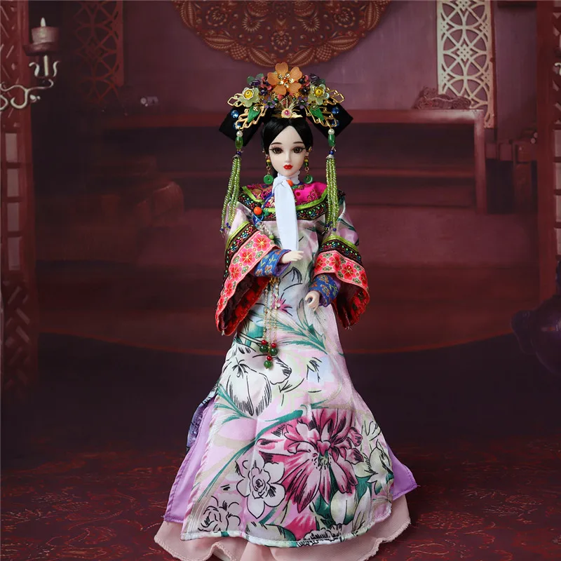 Коллекционные китайские куклы в стиле древней девочки 1/6 кукла BJD с 12 суставами