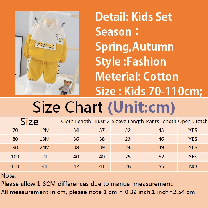 

2PCS Boys Outfits Baby Girls Clothes For Kids Clothing Toddler Children Tracksuits Casual Sports Set Children Kid Boy Girl Suits