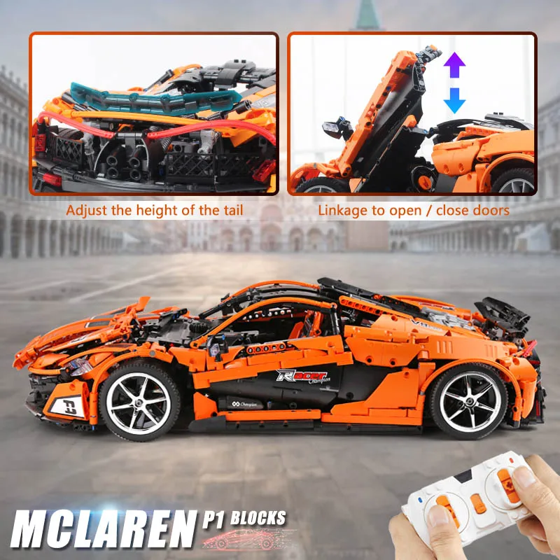 Пульт дистанционного управления Оранжевый P1 супер Hyper car Veneno Roadster набор совместим