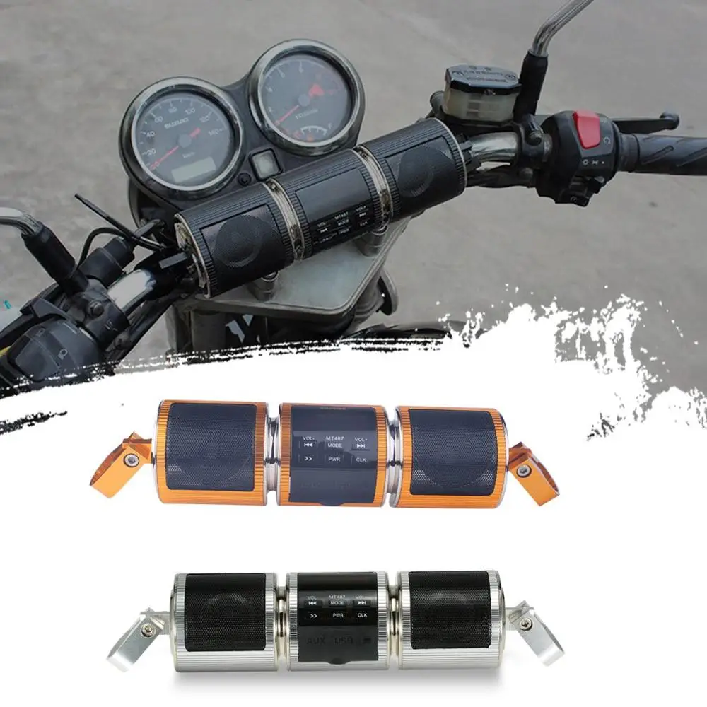 Музыкальный MP3-плеер для мотоцикла динамик стереоколонка Fm-радио