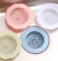new 200pcslot sink sewer filter net silicone floor drain plug water hair stopper strainer cover kitchen bathroom tub