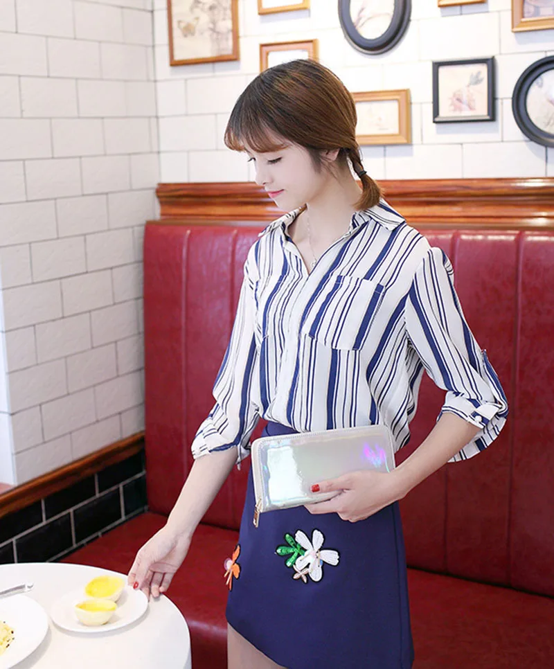 Голографический кошелек для женщин 8 шт./лот длинный клатч женский лазерная сумка