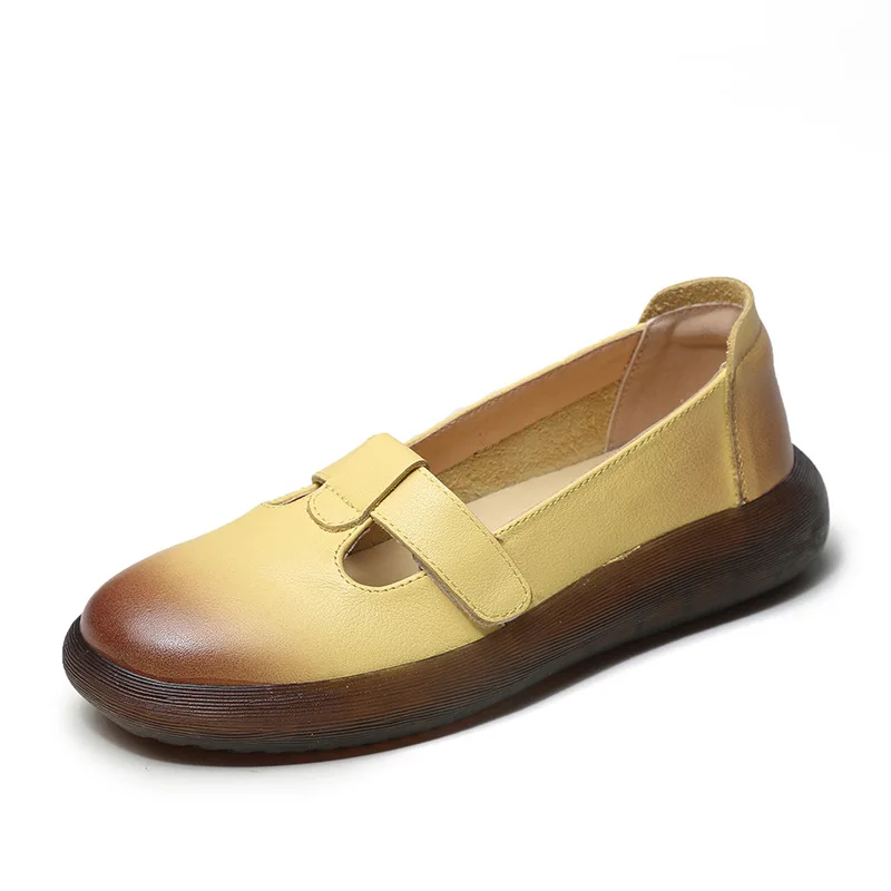 

2021 spring women's shoes fashion European and American leisure horse buckle Lefu shoes leather single shoes flat shoes
