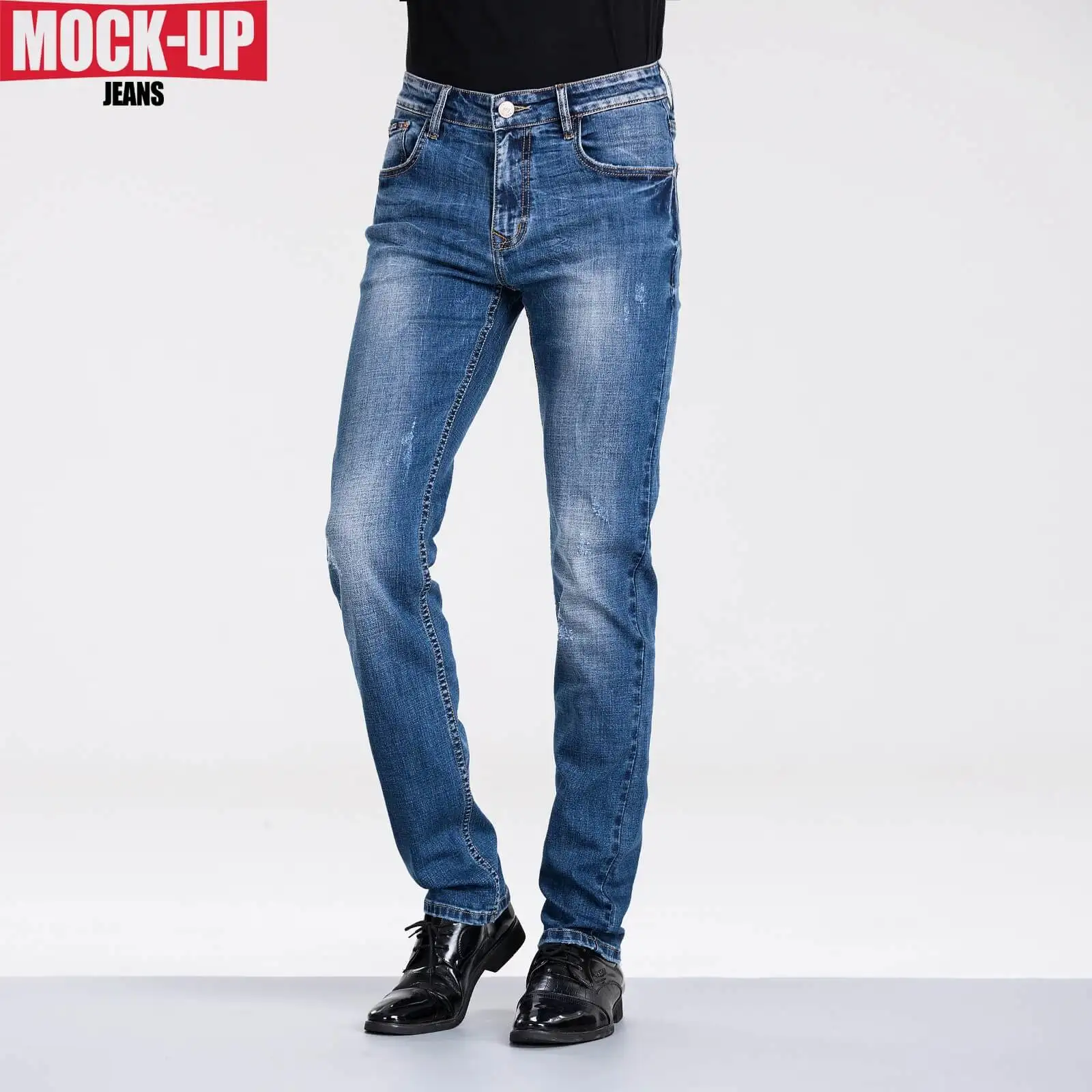 MUCK-UP бренд MDZ621 DSQPLEIND2 Dsq мужские джинсы повседневные зауженные джинсовые поцарапанные Высокое качество хлопок кнопки хип-хоп брюки