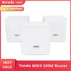 Wi-Fi-роутер Tenda Nova MW3, двухдиапазонный, AC1200, для всего дома, Wi-Fi сетчатая система, беспроводной мост, дистанционное управление через приложение