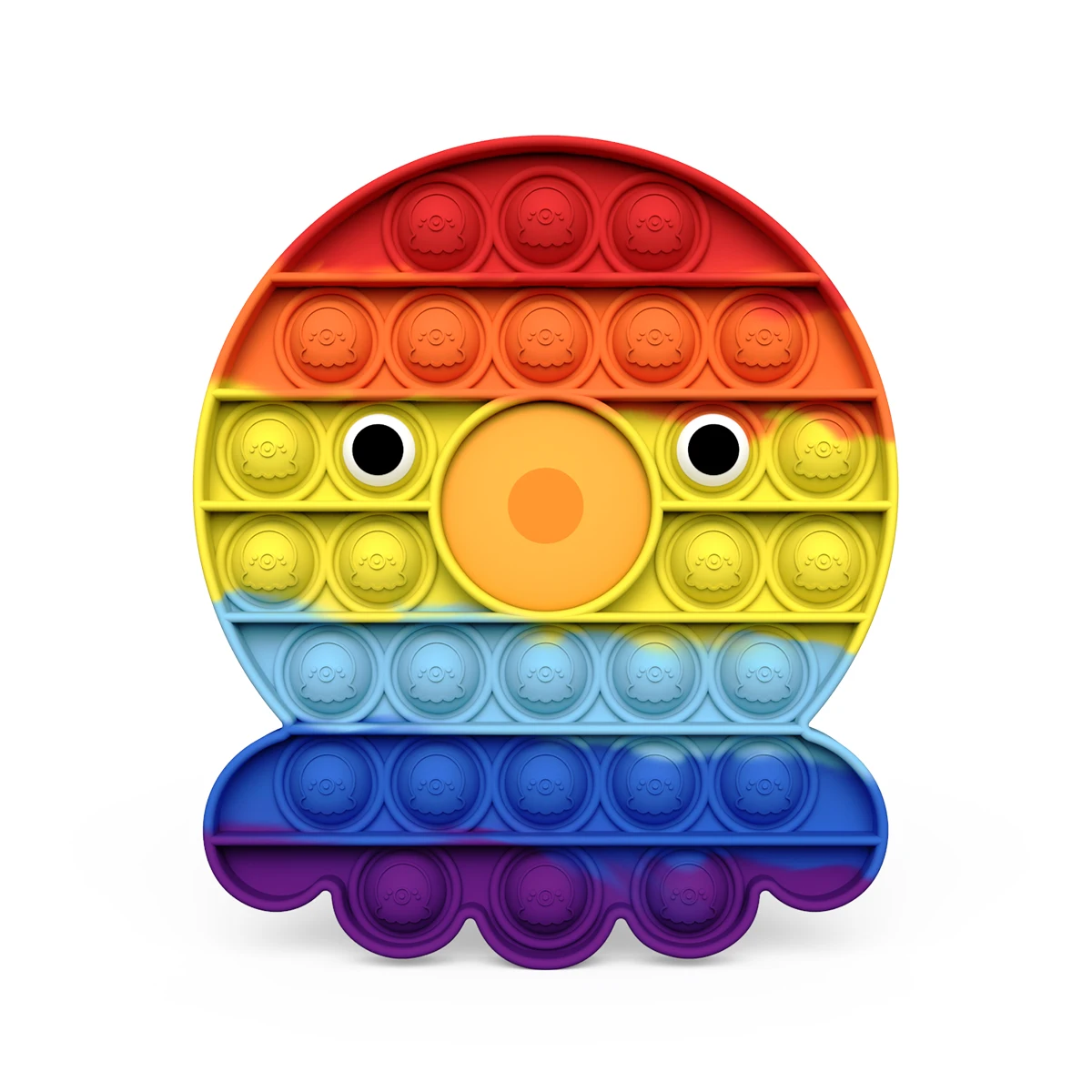 

Rainbow Octopus New Bubbles Fidget Toys for Kids Anti Stress Relief Toy Children Adults Desk Sensory Autism Adhd Depression