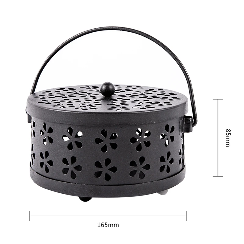 Нордический Ретро металлический полый Цветочный держатель москитной спирали