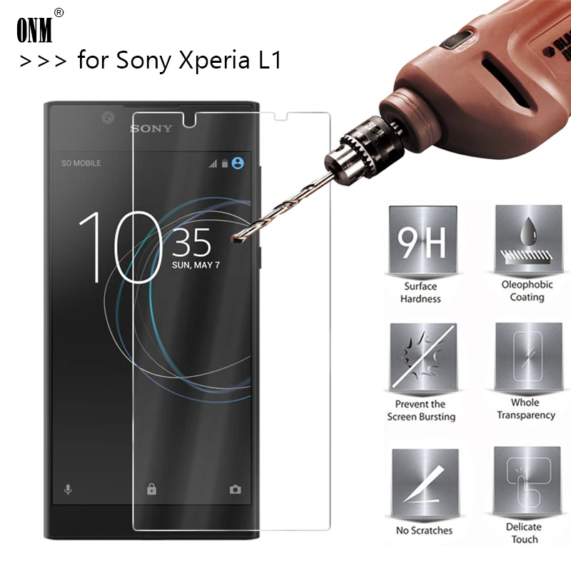 2.5D 0 26 мм 9H Премиум Закаленное стекло для Sony Xperia L1 Защитная пленка экрана