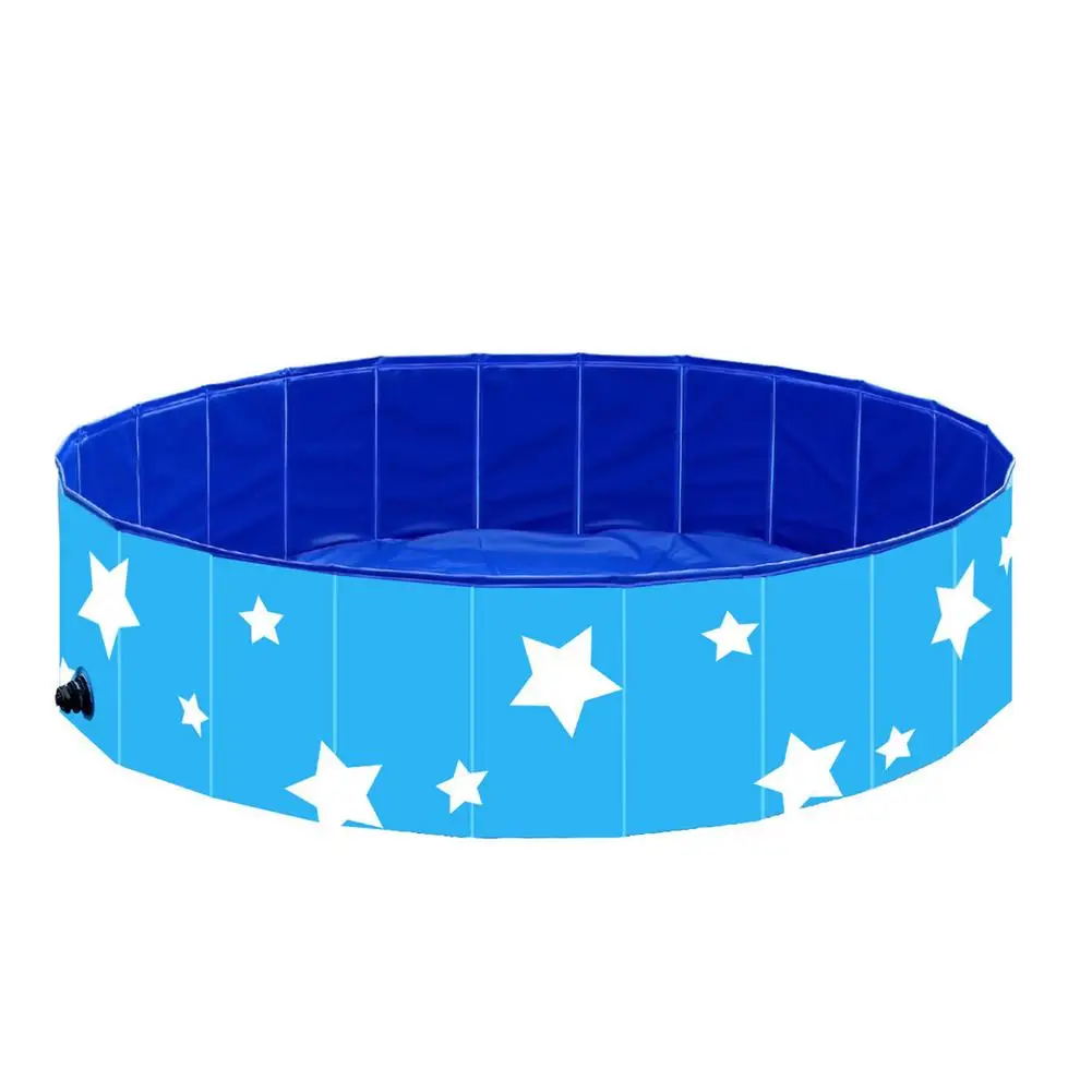 

Ванна для домашних животных Портативный складные пластиковые ПЭТ плавательный бассейн открытый Портативный Складная Ванна для собак и кош...