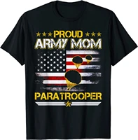 army paratrooper proud mom airborne usa soldier men t shirt short casual 100 cotton mens t shirts