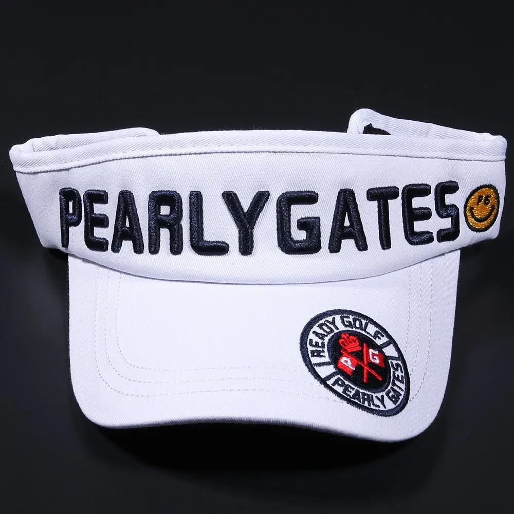 New Adjustable GP Golf Hat Without Top Caps Outdoor Sport Smiling Face Golf Hats Cotton Cap Pearly Gates Colorful