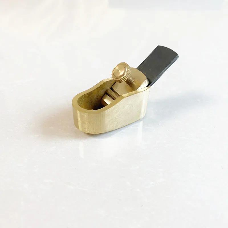 Different size copper Brass convex bottom/flat bottom Edge planes Planer，Woodworking Plane Manual Push Planing Mini Hand Tool
