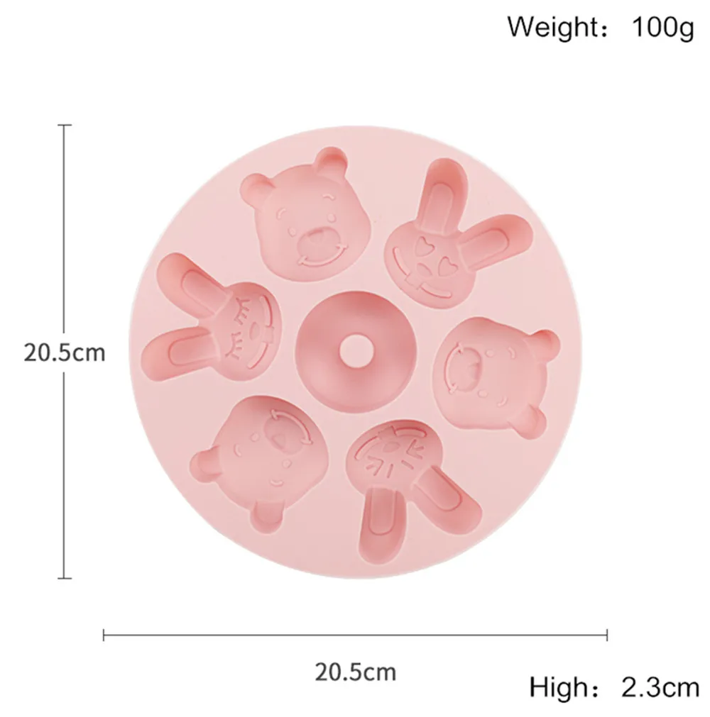 Лидер продаж силиконовая форма для торта в виде медвежонка помадки мыла шоколада