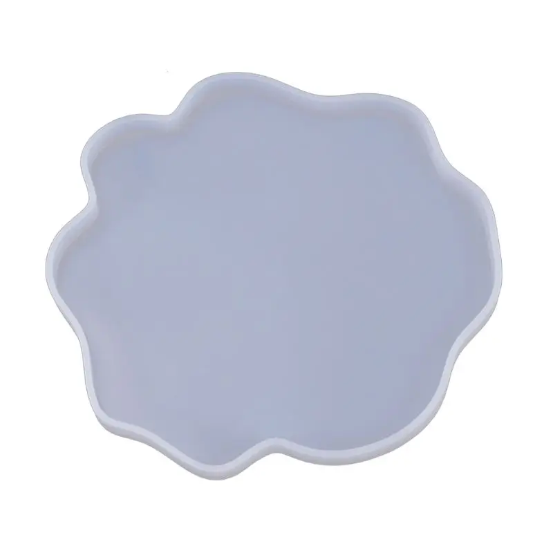 

2021 New Crystal Epoxy Resin Mold Irregular Coaster Casting Silicone Mould DIY Crafts Jewelry Making Tool