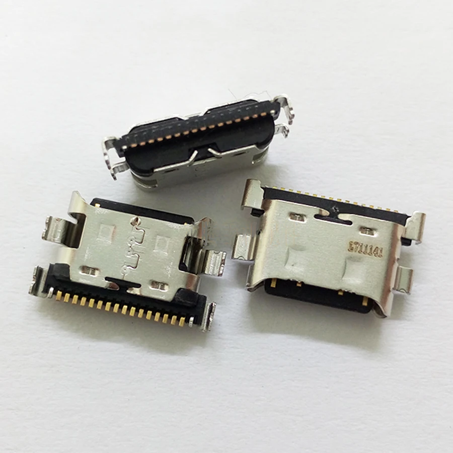 10 шт./лот для samsung m20 m205f micro usb зарядный Коннектор с разъемом док станции|Шлейфы