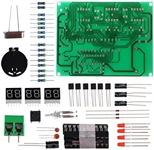

6 Bits Digital LED Electronic Clock DIY Kits PCB Soldering Practice Learning Board AT89C2051 FR-4 for Arduino