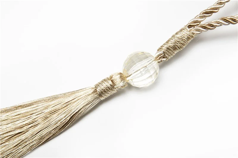 2 шт. простой кисточки для занавесок подхват DIY аксессуары комнаты бусины с