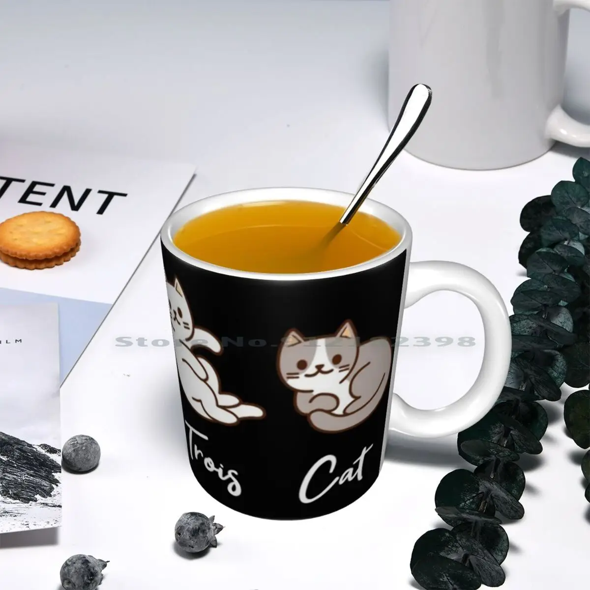Керамические кружки Un Two Three Cat кофейные чашки Кружка для молока и чая кружка с