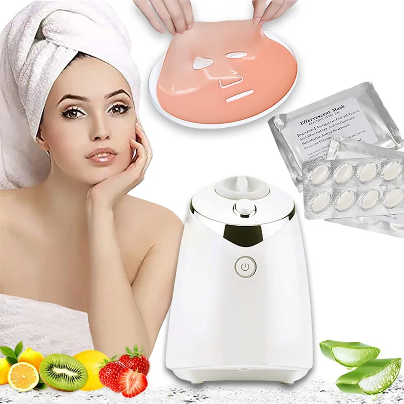 DIY Face Mask Maker Electric Automatic Fruit Vegetable Mask Machine Smart Self-made Mask Facial SPA Beauty Device No Collagen