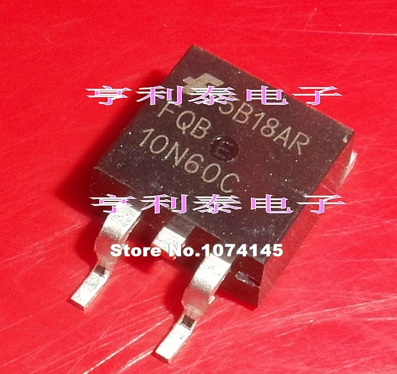 

10 шт./лот FQB10N60C 9.5A/600V N TO263 MOS