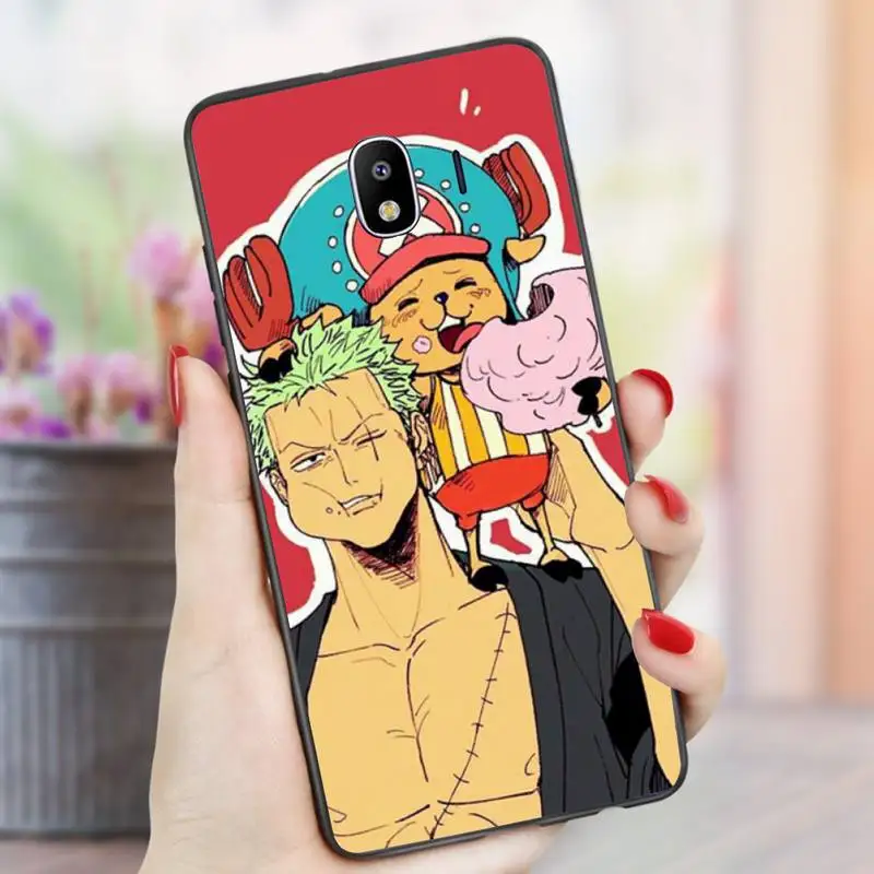 

one piece zoro luffy Japan anime Phone Case For Xiaomi A1 9t pro A2 lite 10 MIX 2S MIX3 note10 pro Black Soft nax fundas cover