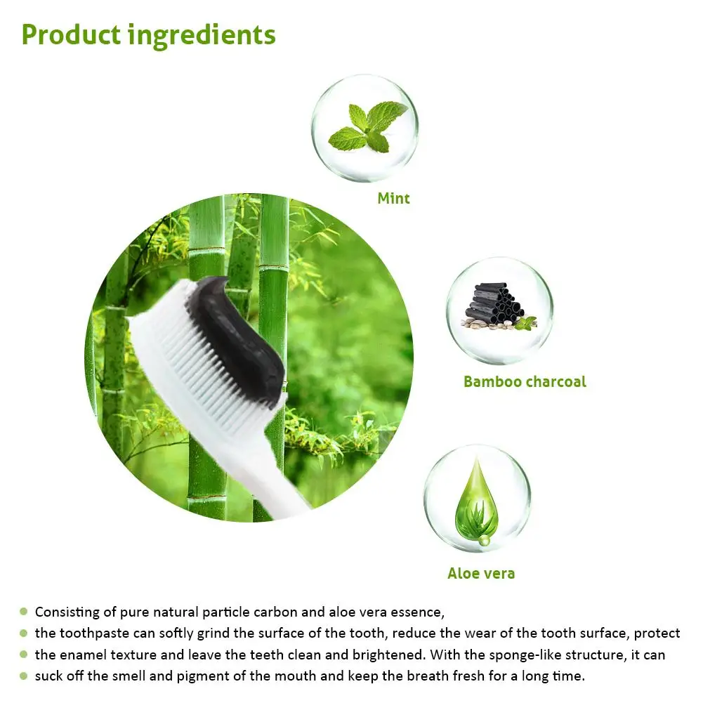 Активированный бамбуковый уголь чувствительность зубная паста отбеливающий
