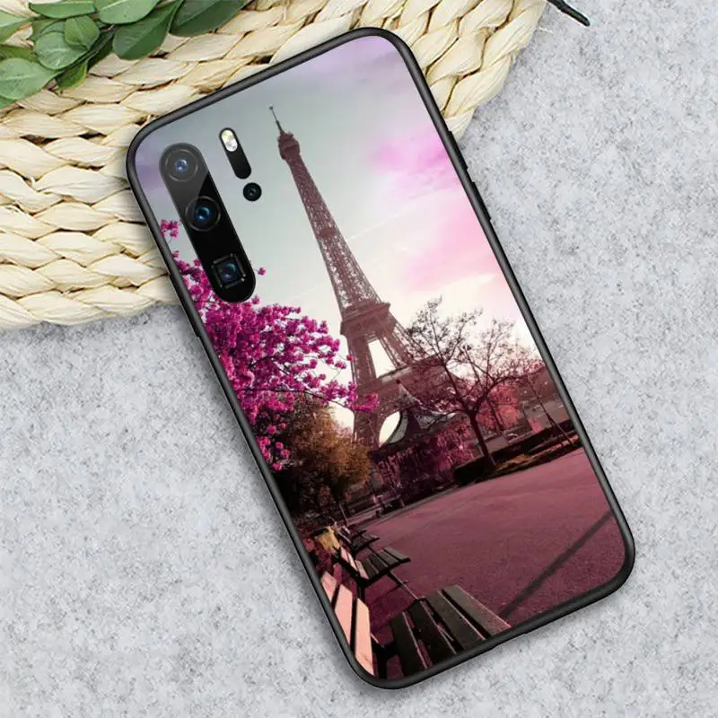 

Paris Eiffel Tower painted Phone Case For Huawei honor Mate P 10 20 30 40 i 9 8 pro x Lite smart 2019 nova 5t