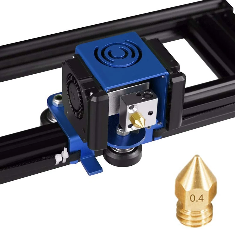 

2 in 1 Out Dual Color Hotend Extruder and 0.4mm Nozzle Print Kit Compatible for CR-10 PRO Ender-3 Series 3D Printe