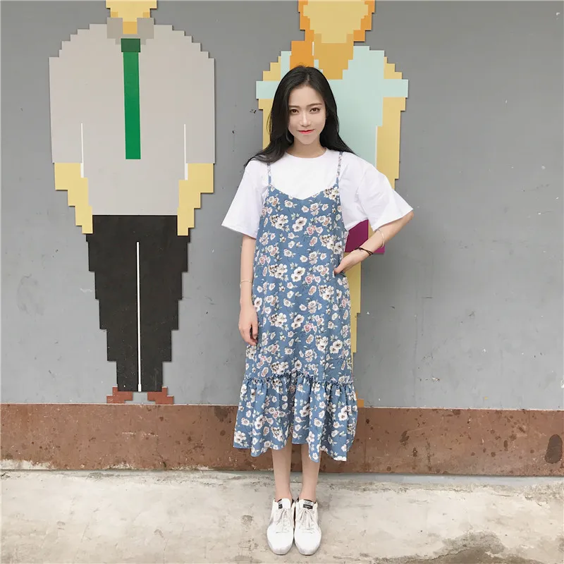 Женское элегантное платье Ulzzang высококачественные мягкие свободные шифоновые