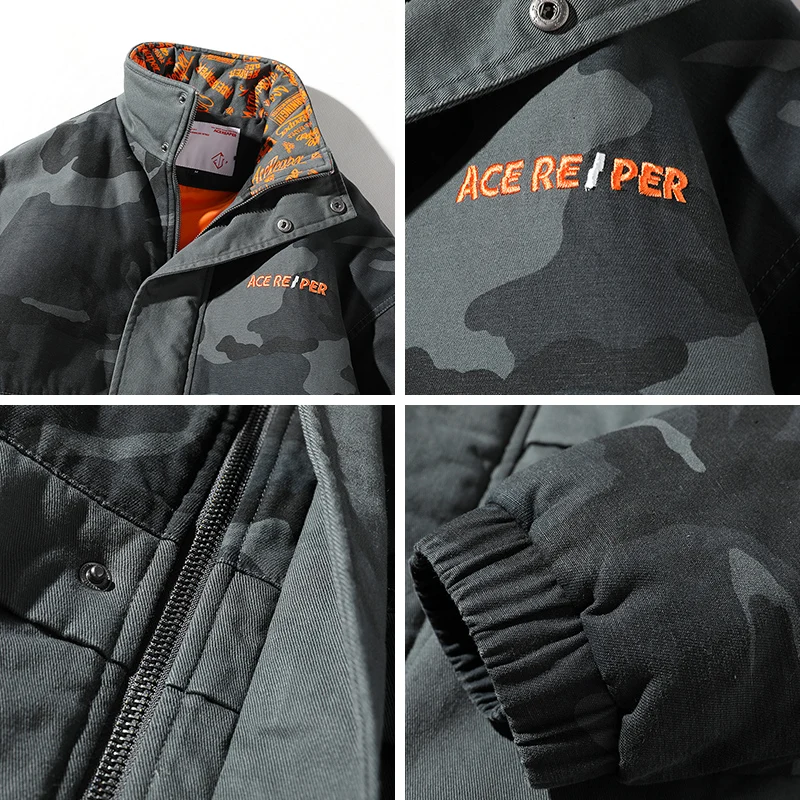 

Misniki 2019 Men Winter Jacket Stand Collar Parka Men Military Thick Warm Windproof Outerwear Male Clothing Parka Hombre JP01