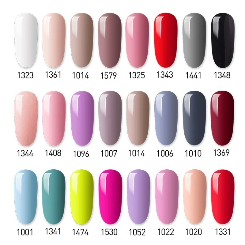 Modelones 10 шт./лот зимняя цветная серия Гель лак для ногтей набор замачивается