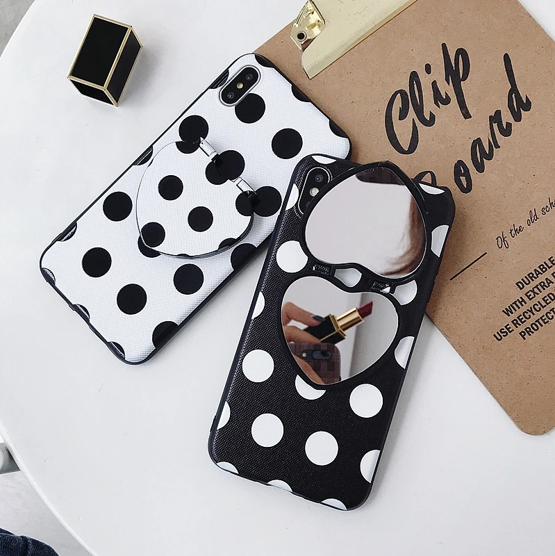 Зеркальный чехол в форме сердца для Apple IPhone 11 Pro Max X XS XR 5 5S SE 6 6S 7 8 Plus модный