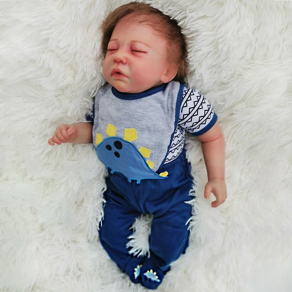 Новое поступление 20 дюймов кукла новорожденного ребенка 50 см кремния винил reborn baby monecas игрушка кукла для детей день рождения подарки