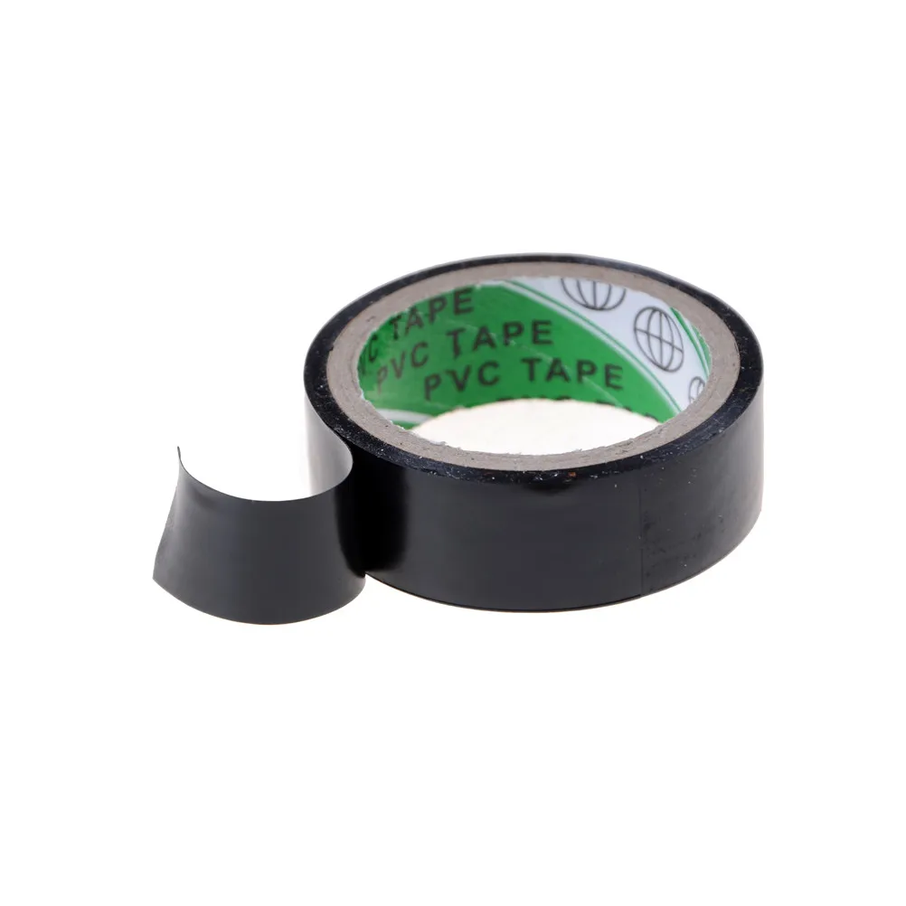 

1 Roll 5M Black PVC Electrical Tapes Flame Retardent Insulation Adhesive Tape Electrical Tools 18mm Width
