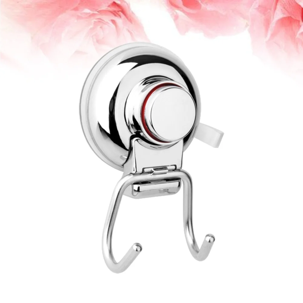 2 шт. бесшовные сверхпрочные двойные крючки на присоске|Подставки для хранения и