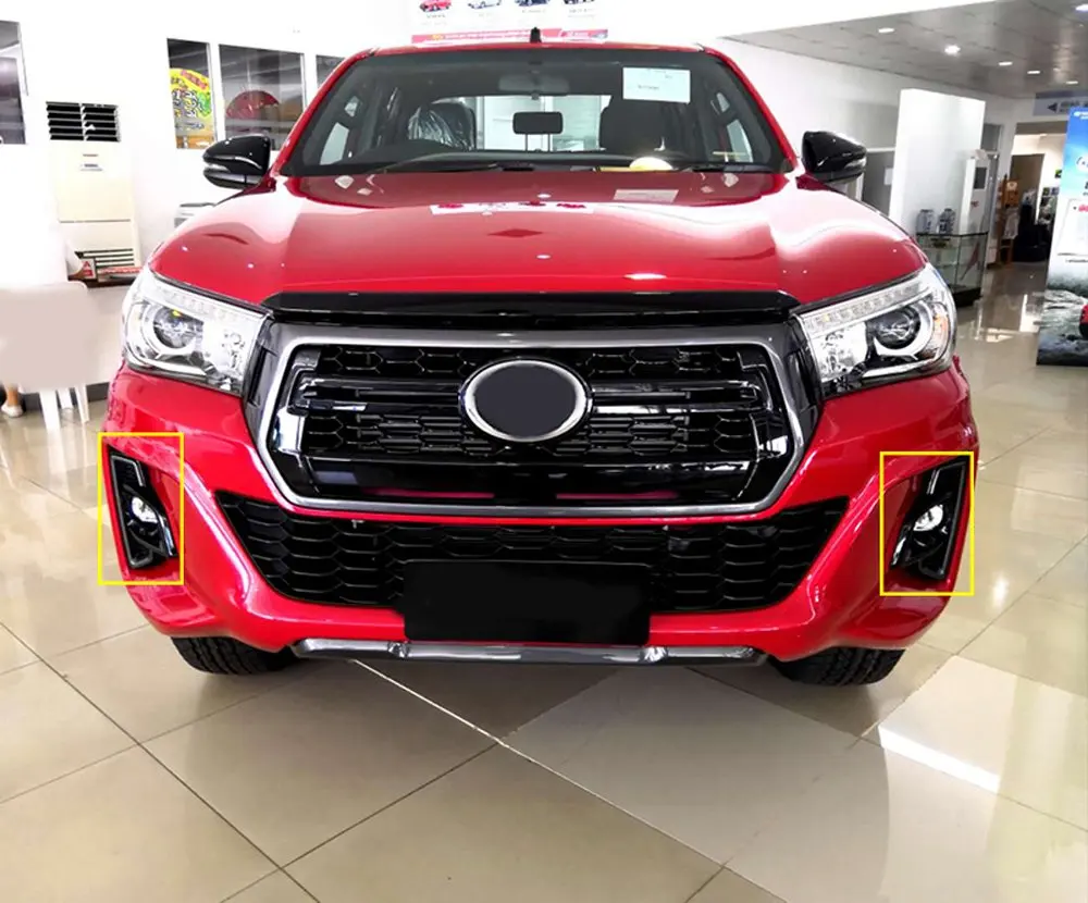 СВЕТОДИОДНЫЙ DRL для Toyota Hilux Rocco 2018 дневной ходовой светильник противотуманная