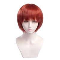game danganronpa koizumi mahiru cosplay wigs straight cartoon heat resistant synthetic hairpiece party costume wig pelucas