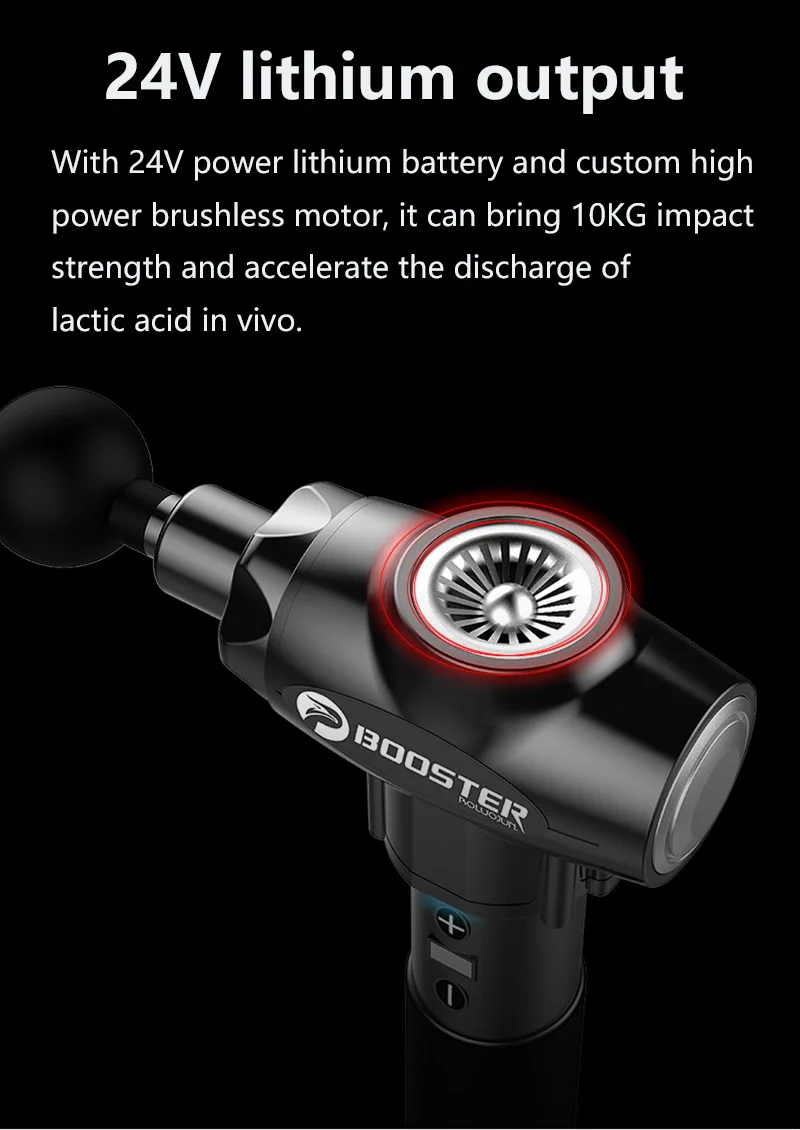 Новинка 24 В супер низкий уровень шума долгая работа вибрация ГЛУБОКАЯ ТЕРАПИЯ