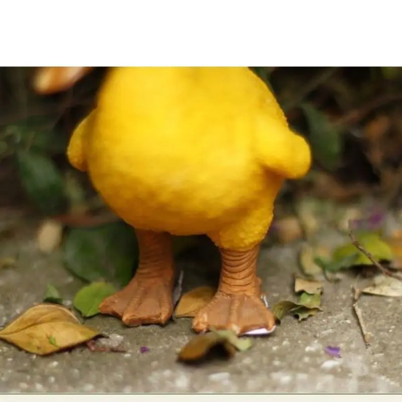 Декоративная статуэтка для дома искусственная дракон резиновая утка ферма