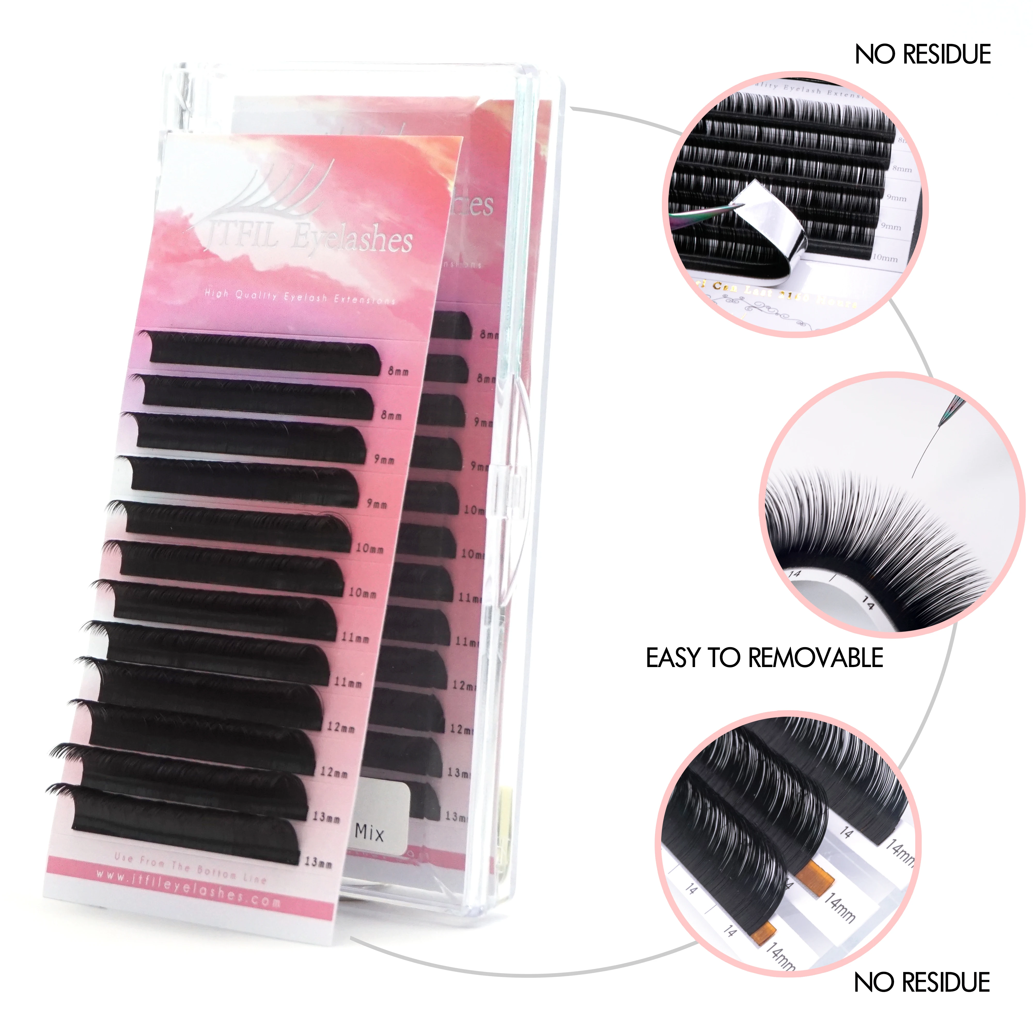 Накладные Профессиональные ресницы из искусственной норки русские объемные