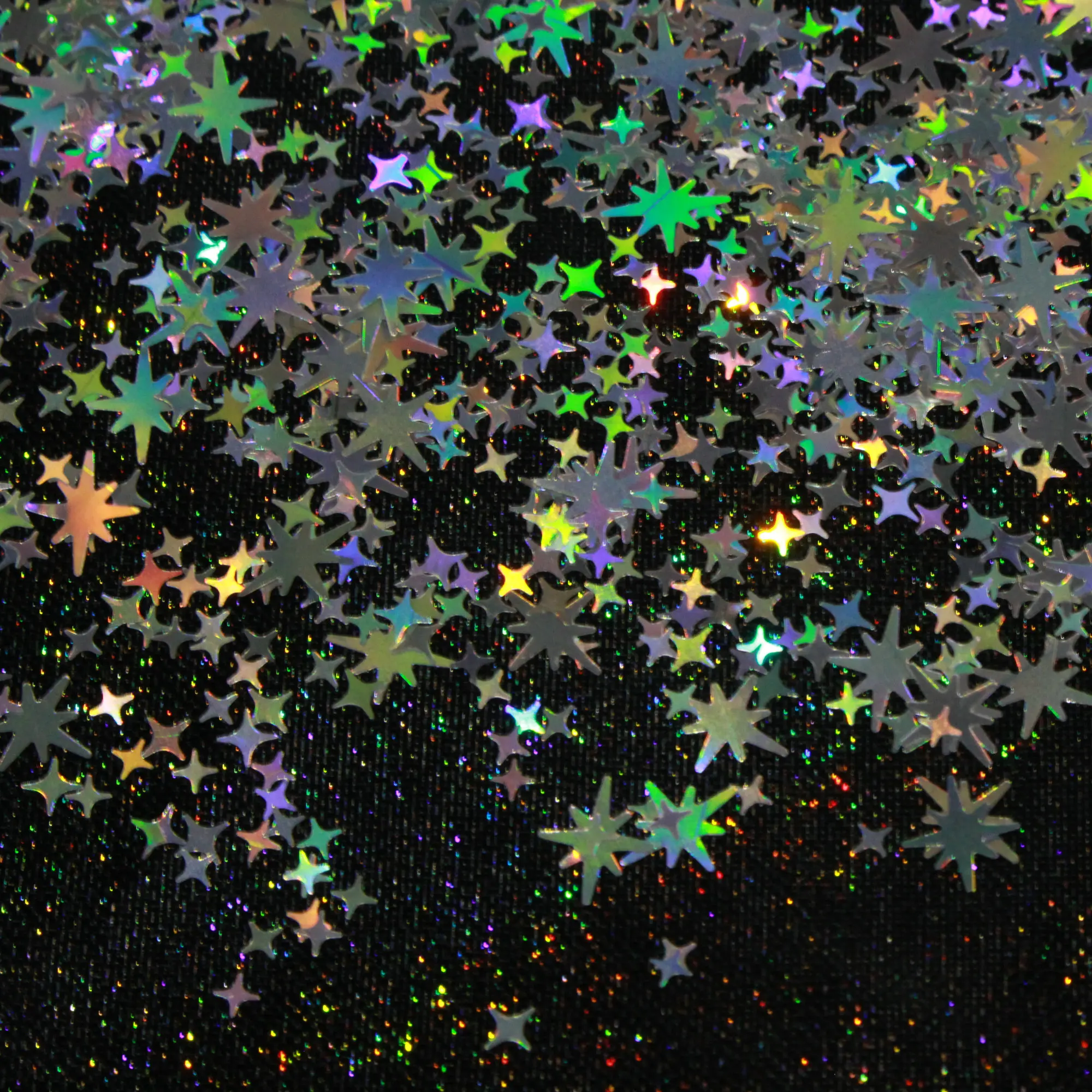 Ассорти лазерным вырезами Серебристые блестящие хлопья гвоздь искусственные