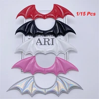 115pcs hair clip decoration diy jewelry fabric vampire leather demon bat wings padded patch